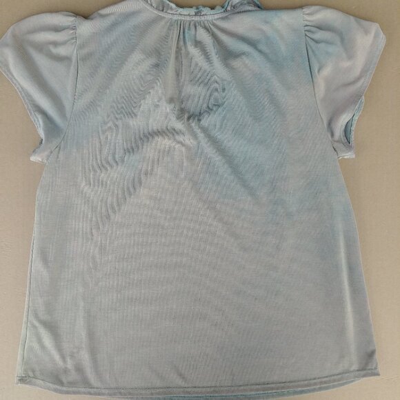 4/$20 Green Envelope tie dye acid wash green modal blend top USA sz Small - Picture 6 of 11